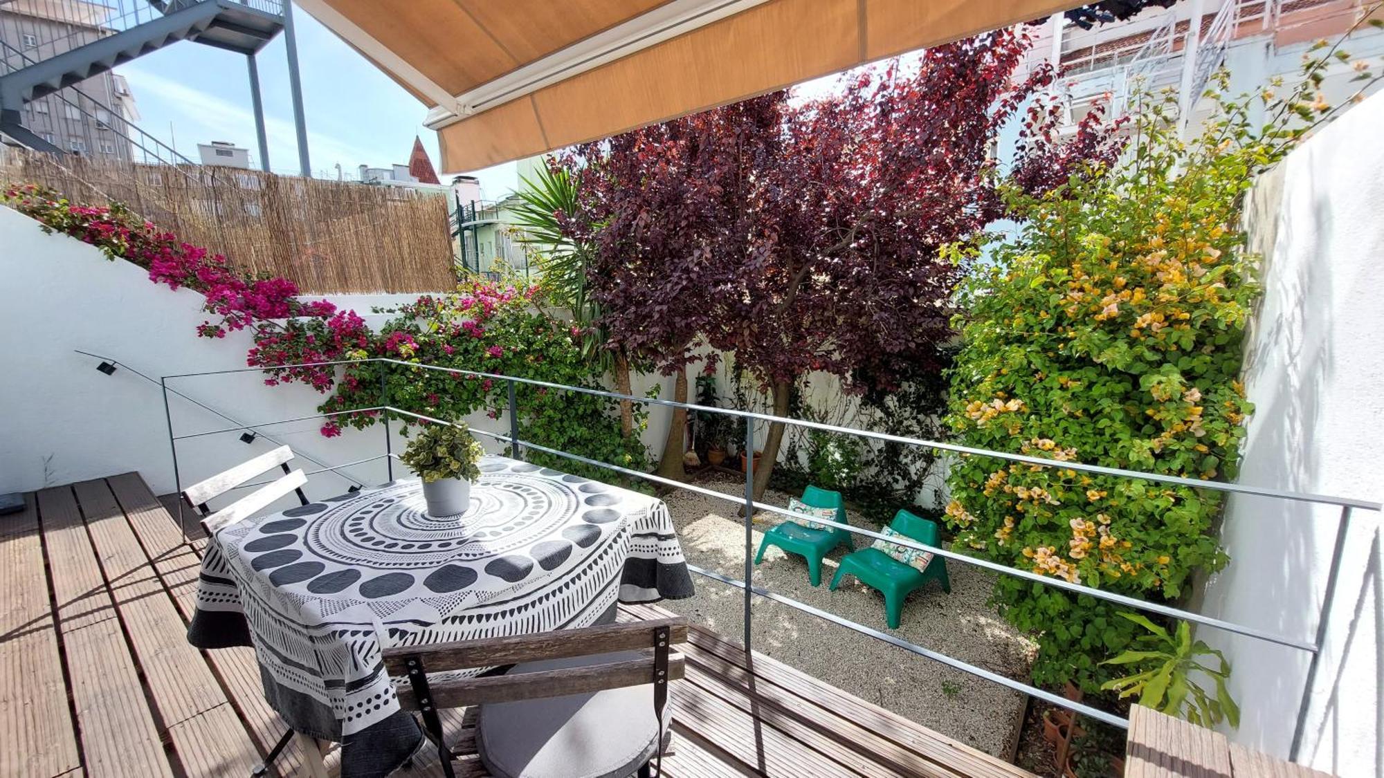 Apartment With Private Garden - Central Location Lisbon Luaran gambar