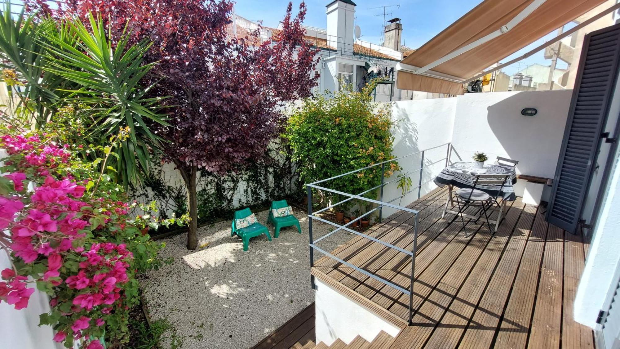Apartment With Private Garden - Central Location Lisbon Luaran gambar
